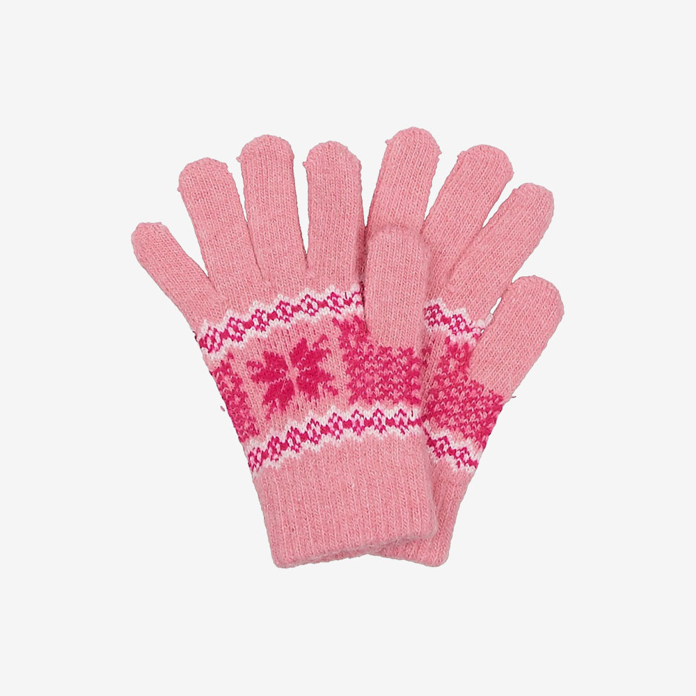 Zacharias Unisex Kids Winter Woolen Cap Pink