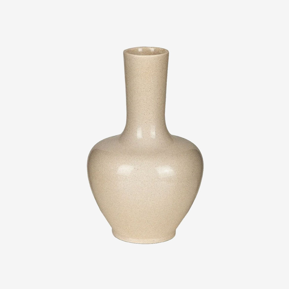Calandis Modern White Ceramic Flower Vase