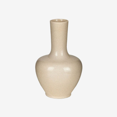 Calandis Modern White Ceramic Flower Vase