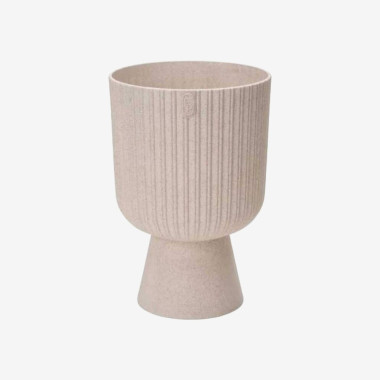 Hasmi Floor Flower Pots Cement Goblet Planters